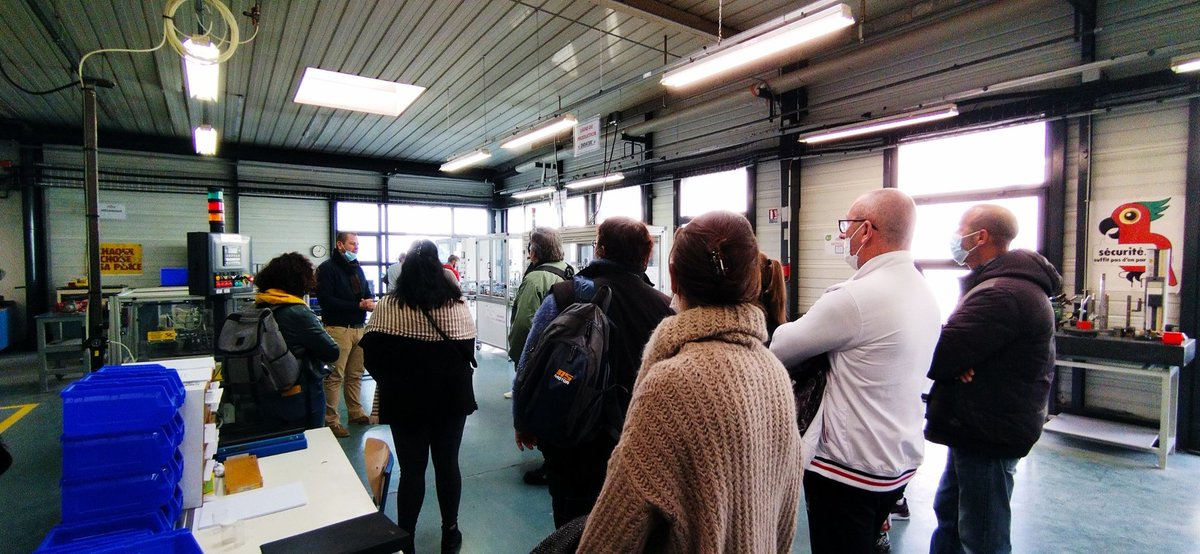 #reussirsansattendre #Avecpoleemploi. Découverte des métiers de l'industrie agro-alimentaire à l'#AFPA d'hazebrouck pour 12 allocataires du RSA