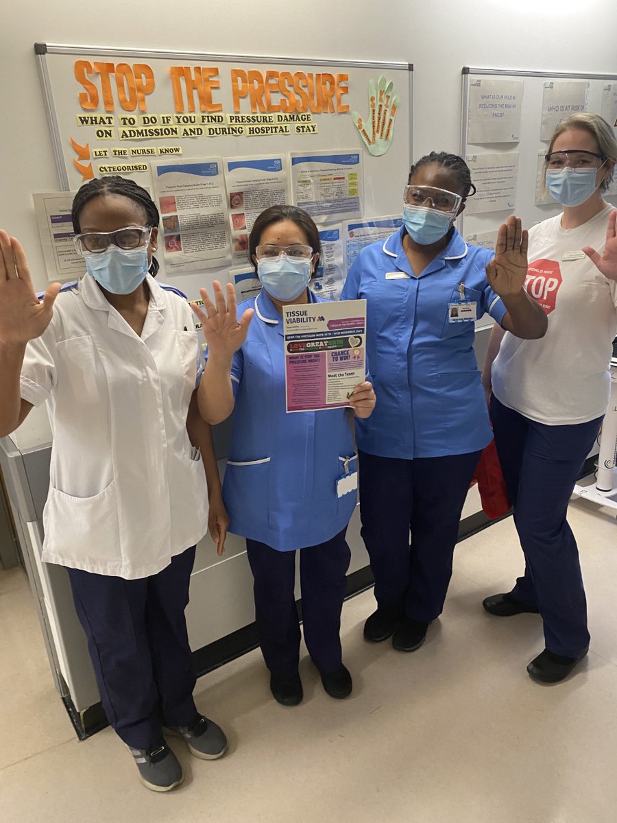 LTHTNEURO's tweet photo. Neuro staff have been celebrating #stopthepressure day @LeedsHospitals Thank you for the goodie bags @LTH_TissueVia @ClareEGreenwood @Sarah48654136 @emma4861 @fiona13drummond @ShanazHussain15 @RD2641001331 @LindsayMutyava1 https://t.co/Z0nmAxUVBq