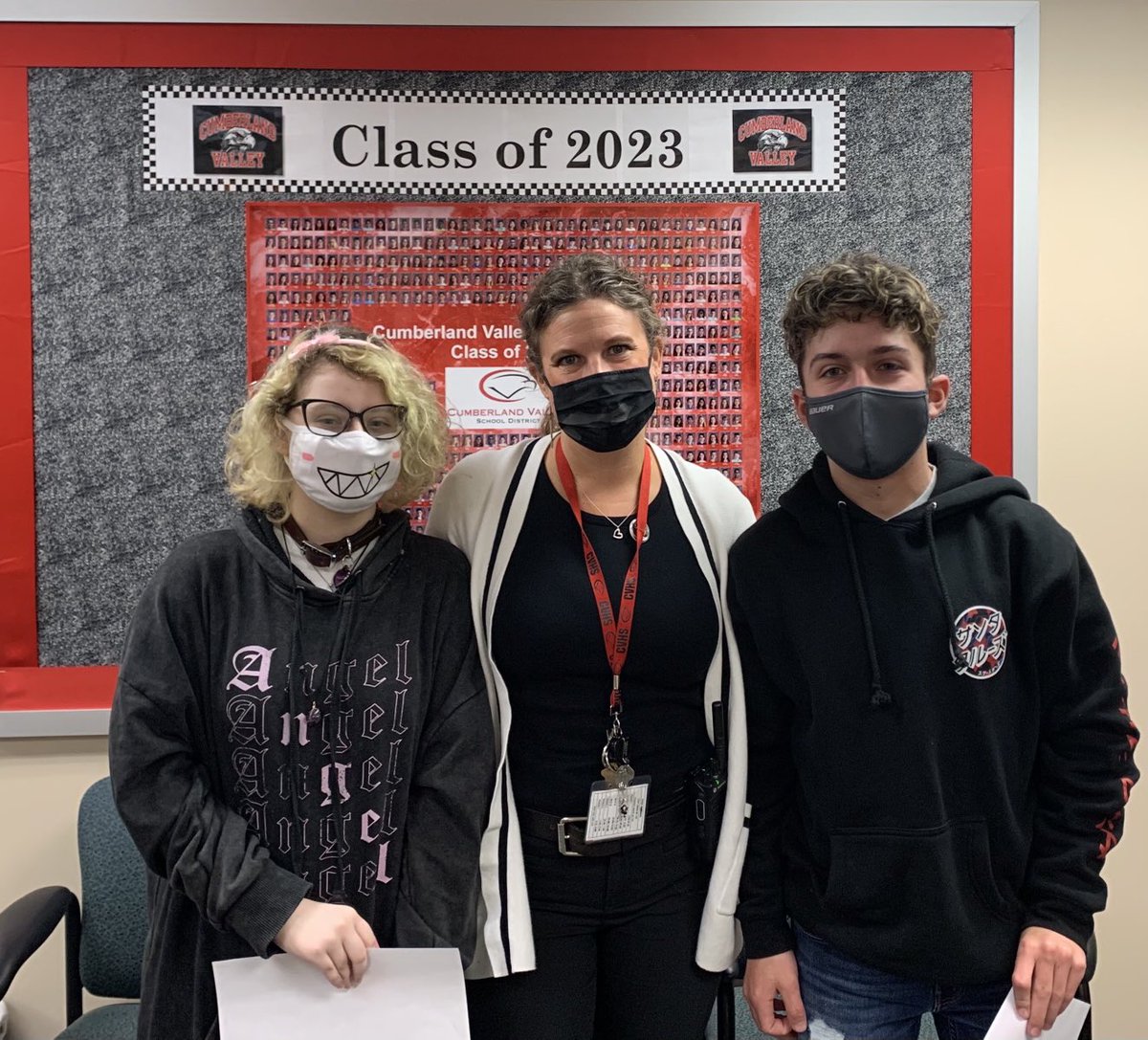 JamieNCroft's tweet photo. Congrats CVHS Class of ‘23 October Soaring Eagles Erica Smyser and Jake Miles #cveagles #flyCVEagles https://t.co/ZVpL4eTKDe
