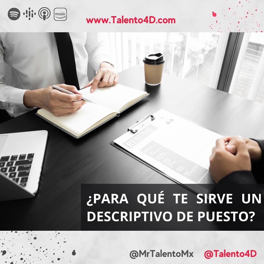 Talento4D's tweet photo. ¿Piensas que redactar un Descriptivo de Puesto es muy complicado y que sólo un experto en RH puede hacerlo? En el episodio 53 de #Talento4D rompemos ese mito al brindarte una metodología simple y clara para hacer los tuyos.
#Business #RRHH  #DescriptivoDePuesto #JobDesription https://t.co/RgijvPUzhE