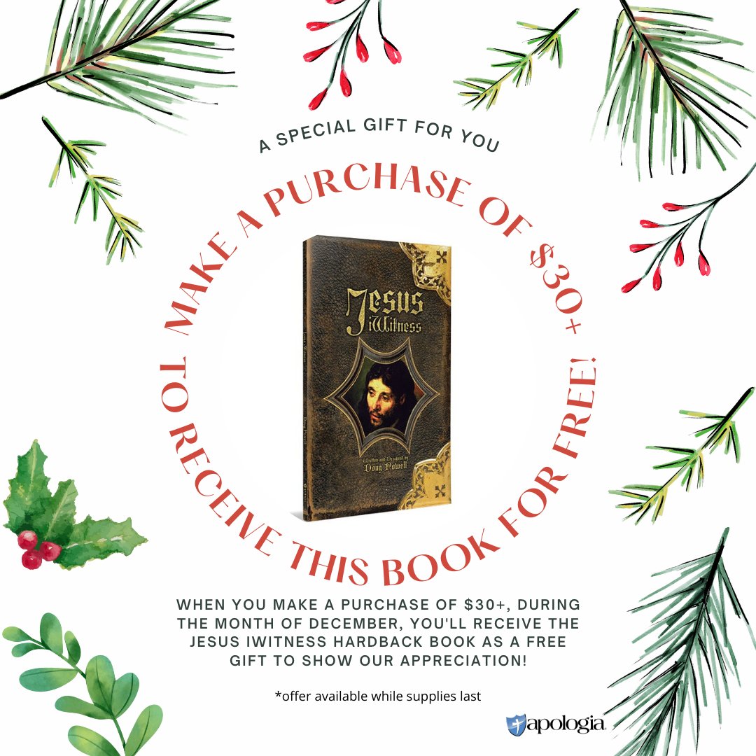 Shop our site during the month of December and you will receive this book for free when you spend $30!
apologia.com/shop/

#freebie #freestuff #learn #learning #learningisfun #christianeducation #education #biblicalworldview #apologia