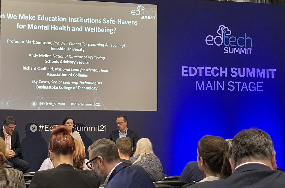 stevebunce's tweet image. Great to see ⁦@Mark_Simpson73⁩ . Important issues being discussed at #EdTechSummit21