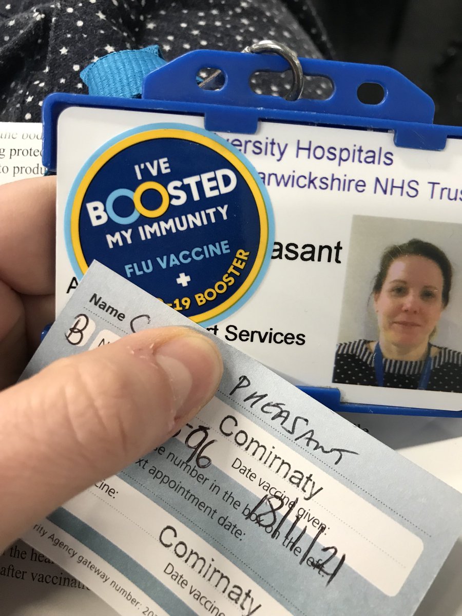 clare_pheasant's tweet photo. Are you boosted? - thank you to the fab CVC2 team. ⁦ https://t.co/naopaUckVT