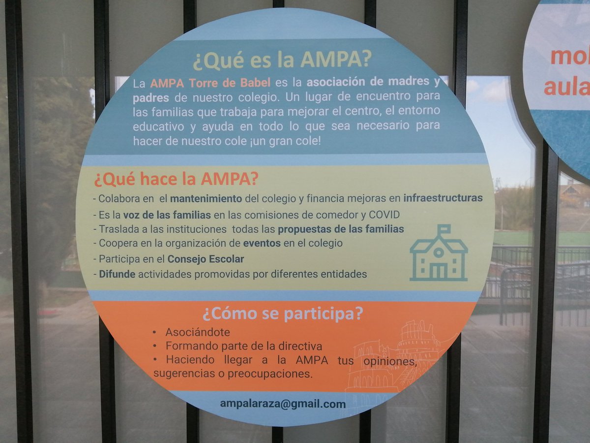 CeipRaza's tweet photo. ¿Sabéis todo lo que hace el #ampatorredebabel? Algunas de sus actuaciones: inversión en recursos de #logopedia, compra del mobiliario #auladenaturaleza, mantenimiento #huertoescolar y colaboración en el proyecto de #recreosinclusivos.¿Os asociáis? #miampamola #ceiplarazainforma https://t.co/MY07Im1mVZ