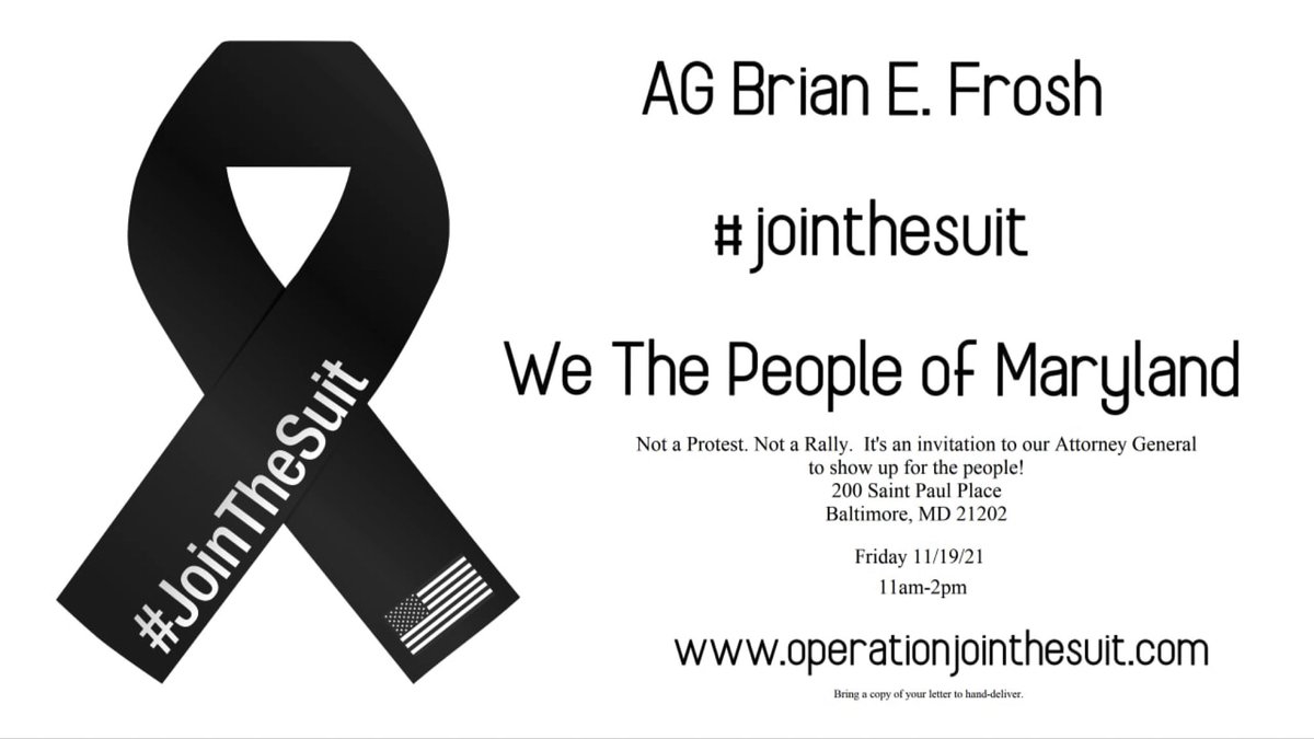 patriotpop85's tweet photo. #jointhesuit #patriotshit Bring a copy your letter to the AG and hand deliver it. 👊🏻🇺🇸 https://t.co/1pbgdcvjFB