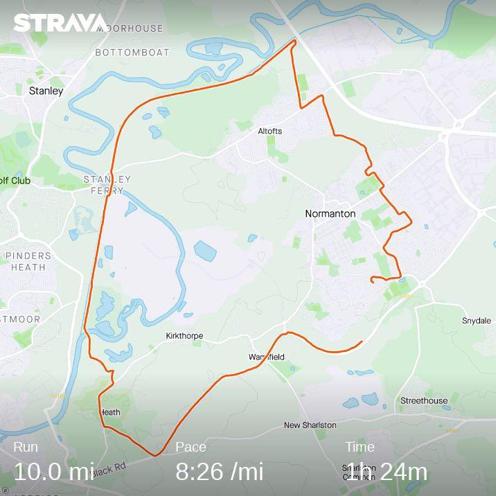 Day 322 of my challenge for MNDA 
Onwards and upwards 👊🏻
Check out my run on Strava.
strava.app.link/F0otCYbOhlb