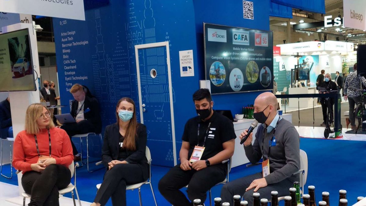 The final day of <a href="/SmartCityexpo/">Smart City Expo World Congress</a> is your last chance to meet the #Estonian trendsetters in the industry!Today was exciting panel discussion about #collecting and #analyzing data for smarter decisions with 
<a href="/CafaTech/">CAFA Tech</a> <a href="/TallinnTech/">TalTech - Tallinn University of Technology</a> @AiFyma Envelope <a href="/evolved5g/">EVOLVED-5G</a> <a href="/5gdrones/">5gdrones</a>