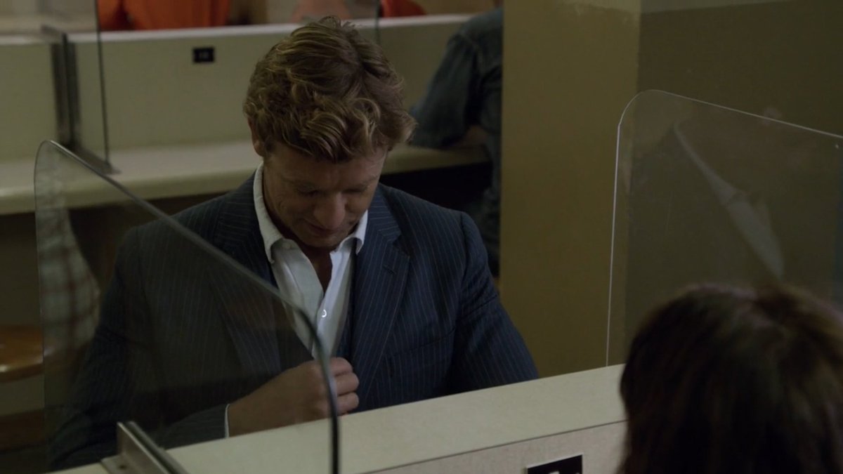jisbonscenes's tweet photo. lisbon: you wore a vest.
jane: oh, this old thing? well, i thought i should look the part.
lisbon: i like it. https://t.co/xIitb8z3Sp