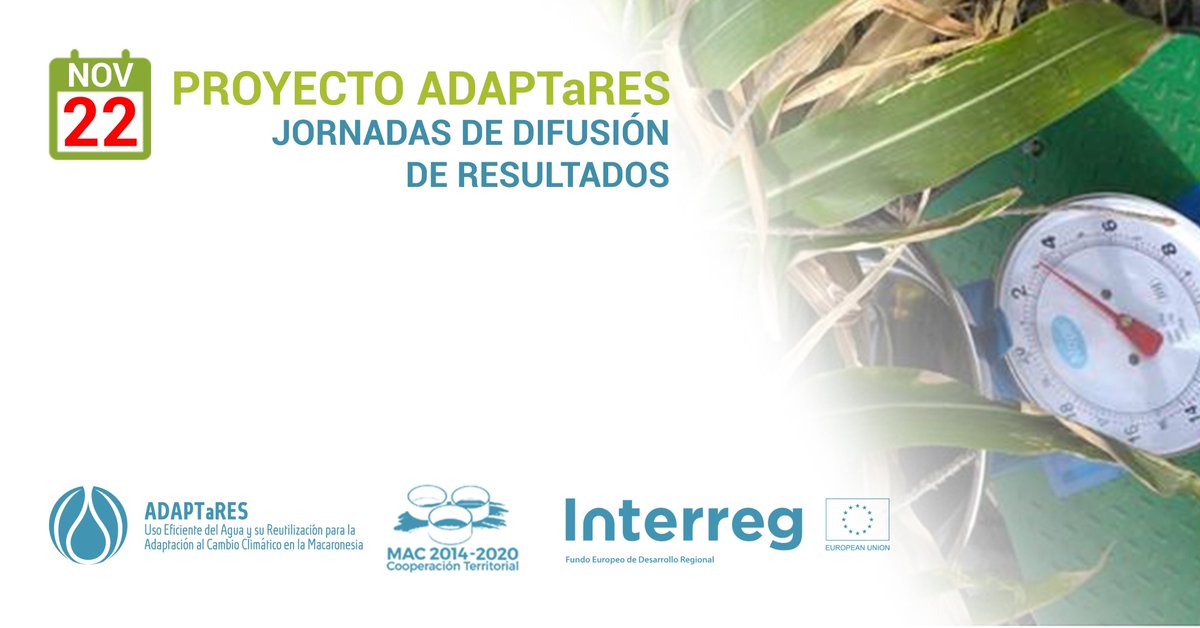 🗓️ 22NOV | #ADAPTaRES presenta sus resultados finales tras 5 años de trabajo cooperativo en la Macaronesia.

➕adaptares.com/es/blog/adapta…