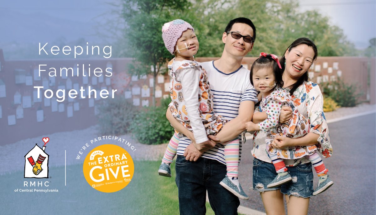 RMHCofCentralPA's tweet photo. Just one day away from Lancaster County’s biggest giving day of the year! Don’t forget to support RMHC of Central PA tomorrow during #ExtraGive – the one day of the year where being “extra” is truly appreciated 😊 #GiveExtra #ExtraGive 

https://t.co/UXwbdjqLZt https://t.co/6omTGdZchu