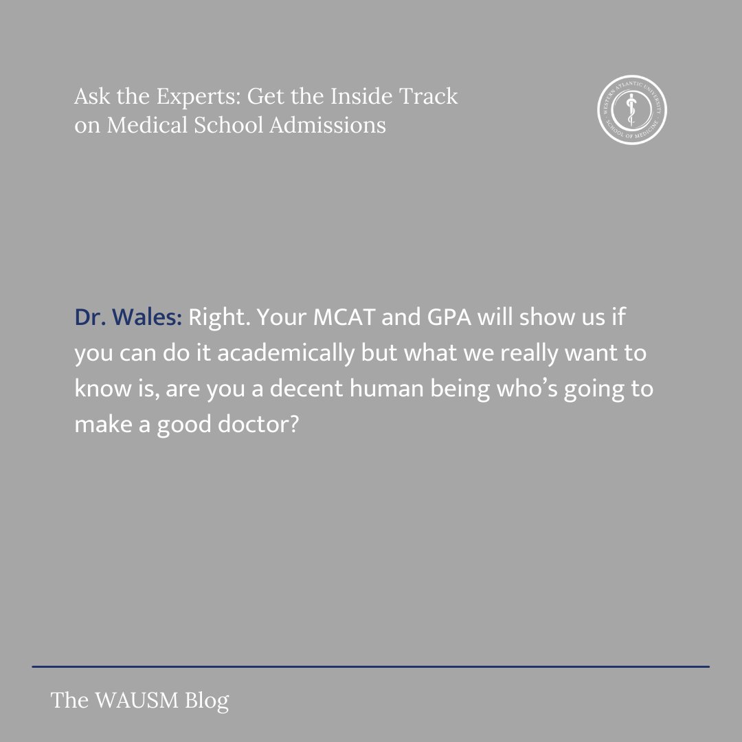 WAUSM_MD's tweet photo. Applying to medical school? Letters of recommendation are a big part of the application process. Our leadership team shares their advice on who to ask and what the admissions committee hopes to learn from them.
#medtwitter #medschool #medstudent #medicalstudent #premed #mdprogram https://t.co/NbtCAo8hhx