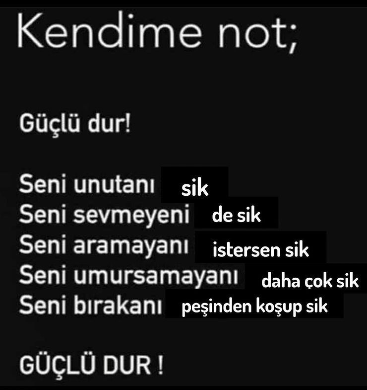 Günlük kendime hatırlatma