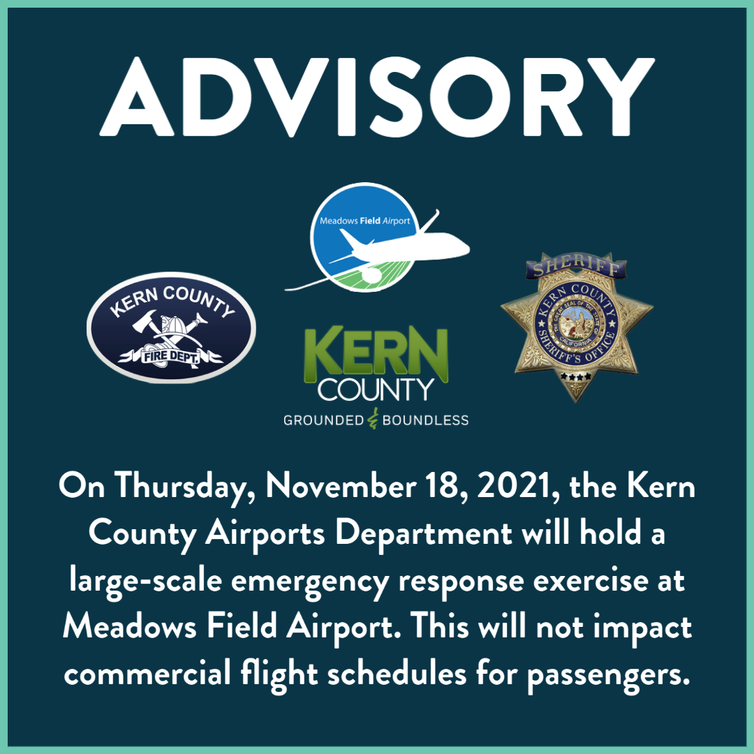 kerncountyfire's tweet image. Community Notification: We will be conducting a large scale emergency response practice drill today at BFL @FlyMeadowsField. These drills are put on every three years to make sure we are ready for any type of emergency! #kerncountyfiredepartment #countyofkern #kerncountysheriff