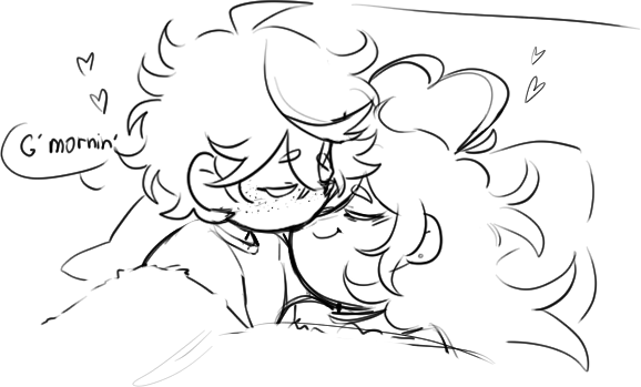 chaeya...smoomch...in the cold morning-