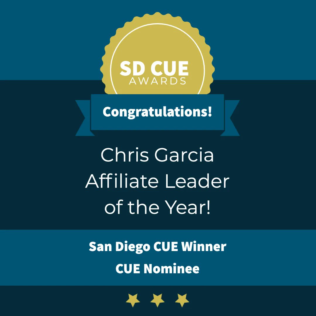 San Diego CUE tweet media