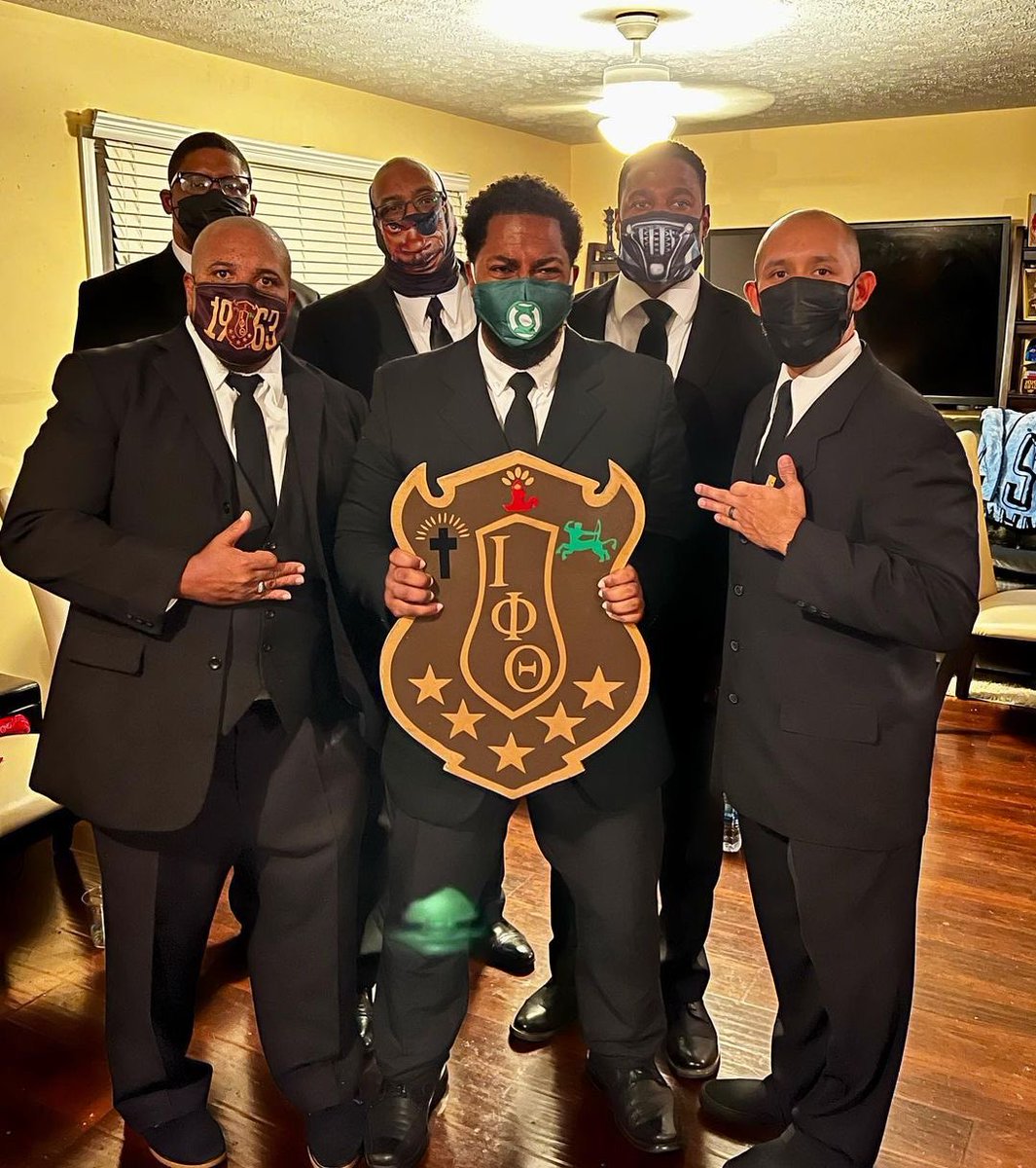 IPT1963AOO's tweet photo. #AOOIotas introduce our Fall’21 Line!

I.S. SACRIFIC3
ACE  Christopher Denton IKA. John Stewart
Deuce  Robert Moore IKA. Cyborg
Tre  Mark Carpenter IKA. Nick Fury

Welcome to the fold!! 🌟 OW OW 🏹🛡
@IPT1963 #IotaPhiTheta #NCIotas #GreaterFayettevilleNPHC #FayettevilleNCIotas https://t.co/zoSYOWjtky