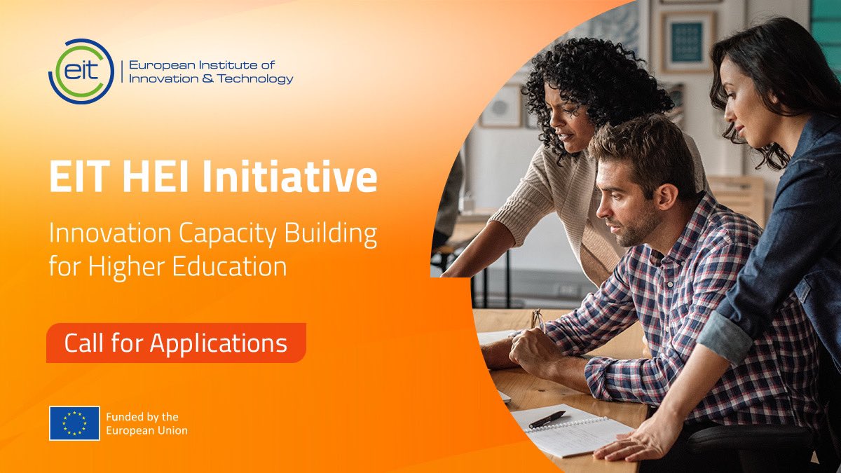📢<a href="/EIT_HEI/">EIT HEI Initiative</a> launch of calls is taking place today!

📍Check out and apply for this second call until 28 February 2022!

#HigherEducation institutions are essential for the development and growth of local and regional #innovation ecosystems 💡

More info👉europa.eu/!kuVQyF