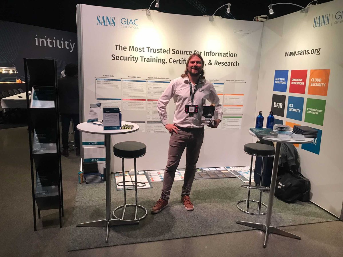 SANSEMEA's tweet photo. Are you attending #paranoia21 in the Oslo Spektrum today and tomorrow?
Visit us on stand number 5 and ask our experts how SANS can support your cybersecurity strategy.
We’ve even got a fun challenge for you, with the winner receiving an exclusive prize! 👀 #CyberSecurity https://t.co/kRPd3XoelD