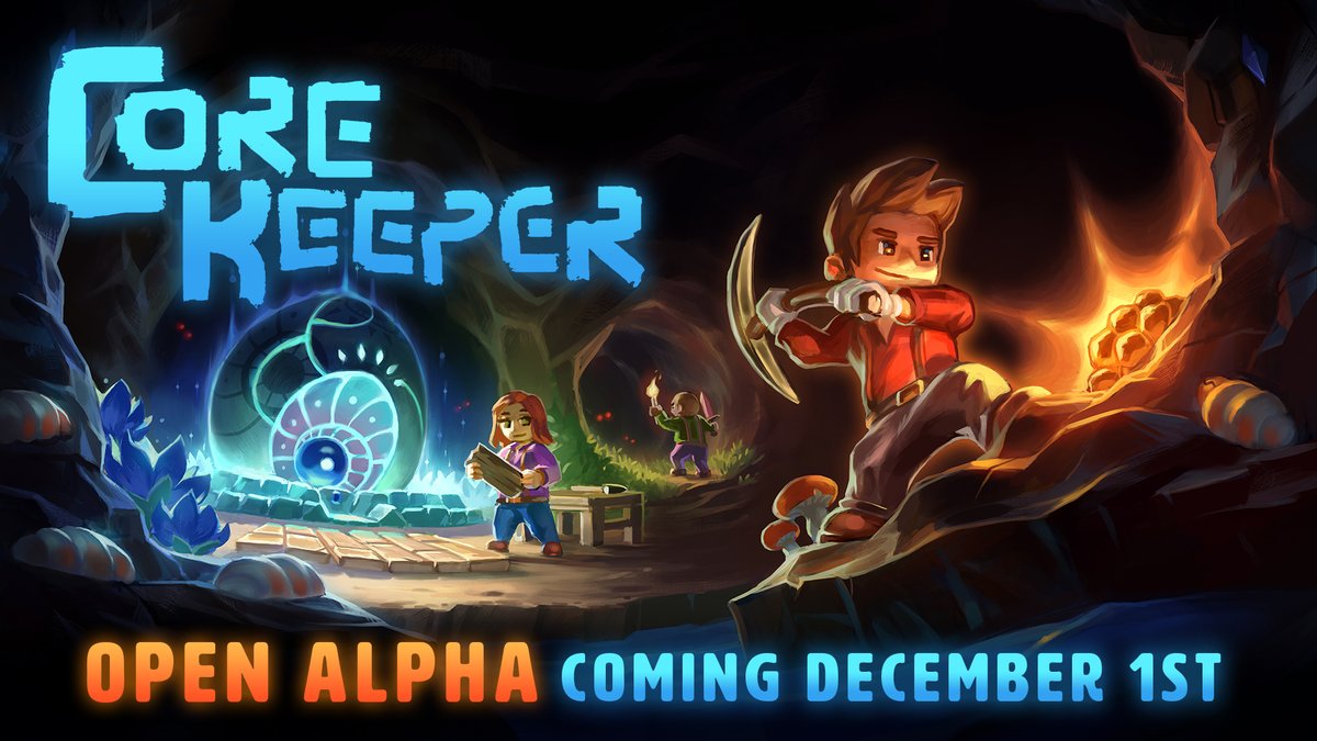 CoreKeeperGame's tweet image. BIG ANNOUNCEMENT 📣

You didn&apos;t think we&apos;d leave it until 2022 to give you another chance to play #CoreKeeper did you? 😉

Don&apos;t miss our two-week-long #OpenAlpha, playable on Steam from December 1st ✨

#IndieGame #PixelArt #IndieGameDev