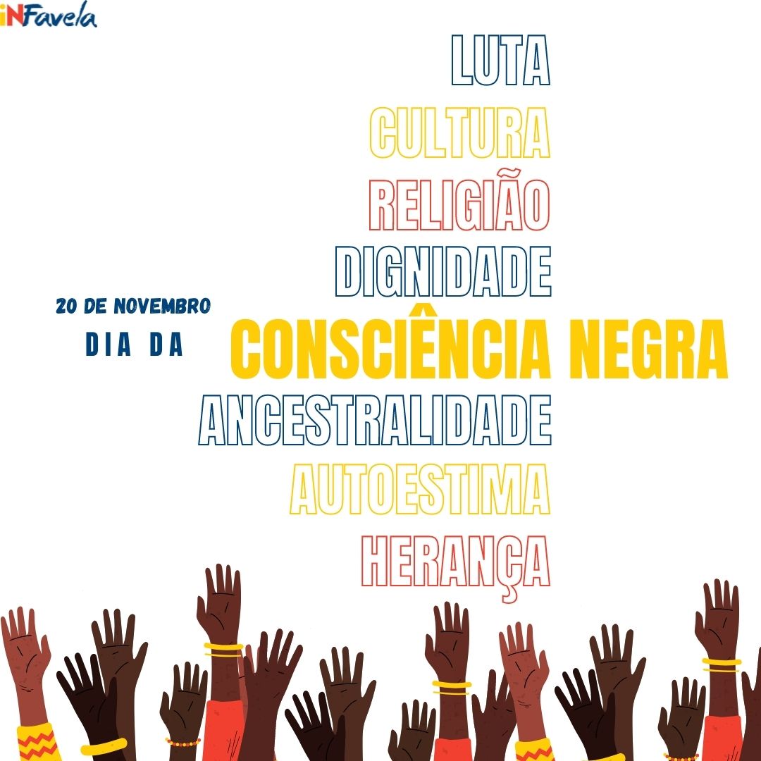 Hoje comemoramos a luta e resistência do povo preto, relembrando o motivo desta data e qual é o nosso papel nos dias de hoje, porque a consciência antirracista tem que ser de todos e o respeito também.  ✊🏾 

#consciencianegra #infavela