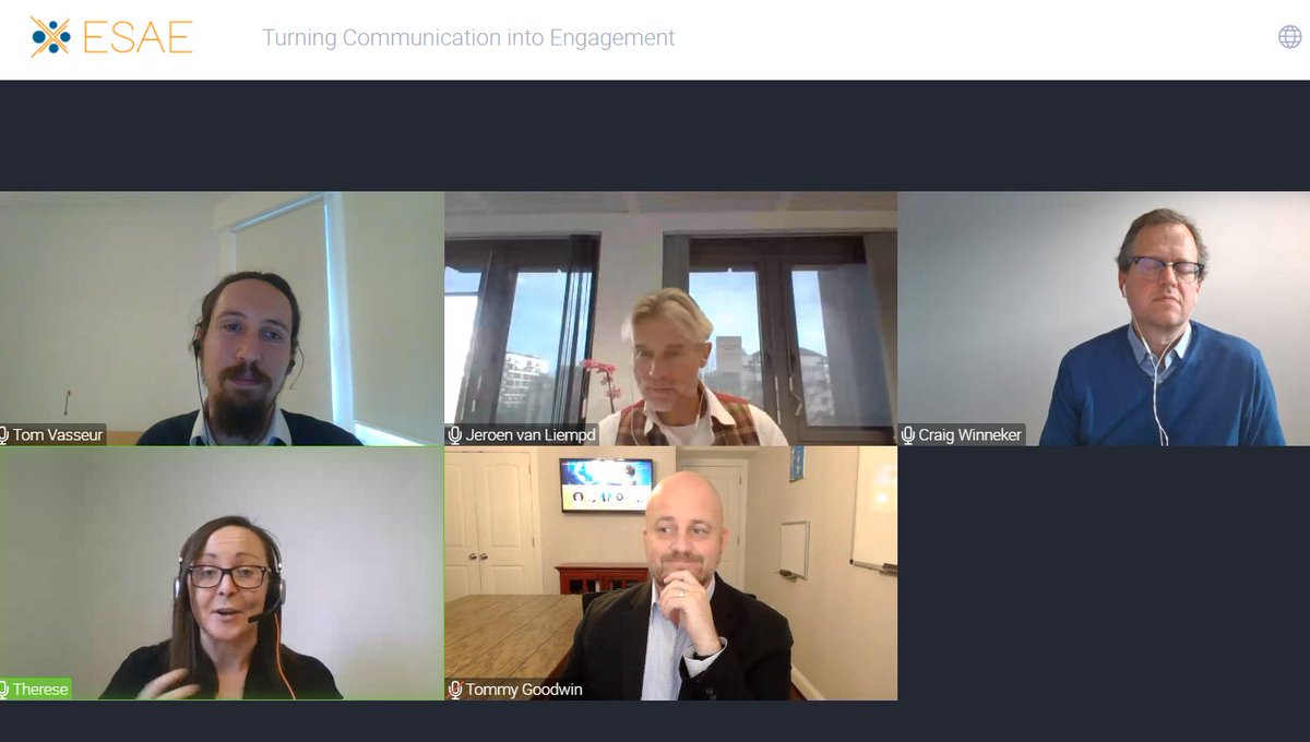 We just wrapped our insightful webinar on Turning Communication into Engagement! More than 50 ESAE members received tips from experts in #Communication for #Associations. Huge thanks to our partners @MCI, to our speakers, and to our moderator for their contribution.
#ESAEevents