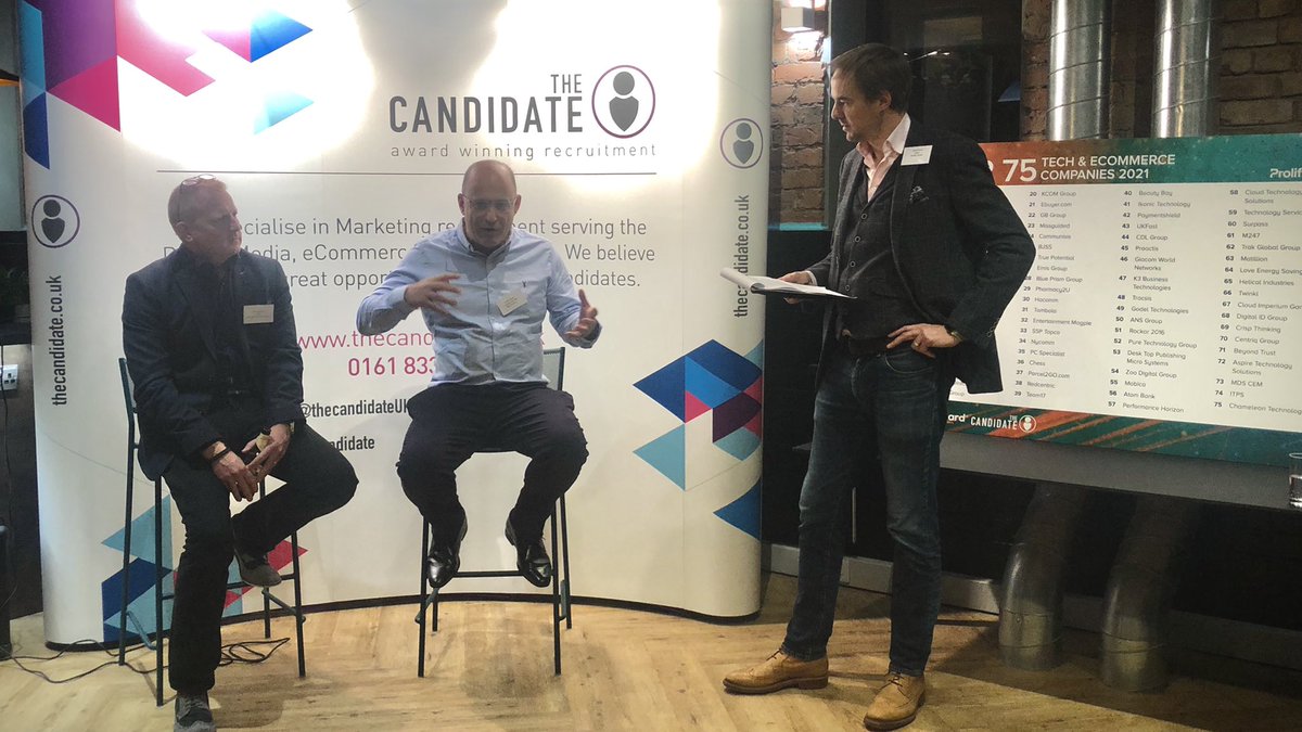 ProlificNorth's tweet photo. Nick Glynne from Buy It Direct and Mark Sellers from @TalkTalk Business discuss the impact of COVID on their businesses at the reveal of the #PNTopTechList reveal, sponsored by @thecandidateuk.
@TalkTalkGroup @ColonyCoWork https://t.co/M7zFZ68wdh