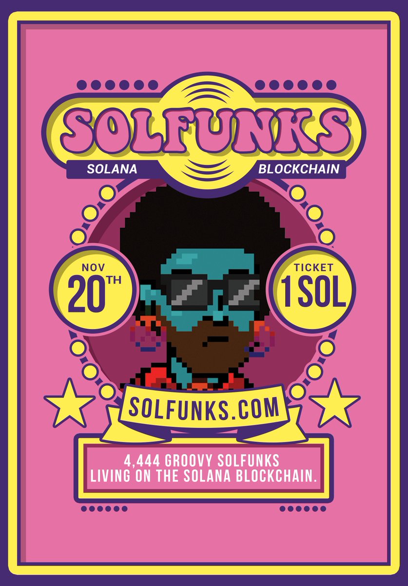 SOLFunks's tweet photo. Good morning, #NFTCommunity!

Make sure you join our discord before our November 20th launch: https://t.co/tdYMzpHCjC

#Solana #NFTGiveaway https://t.co/bT6rrTyd80