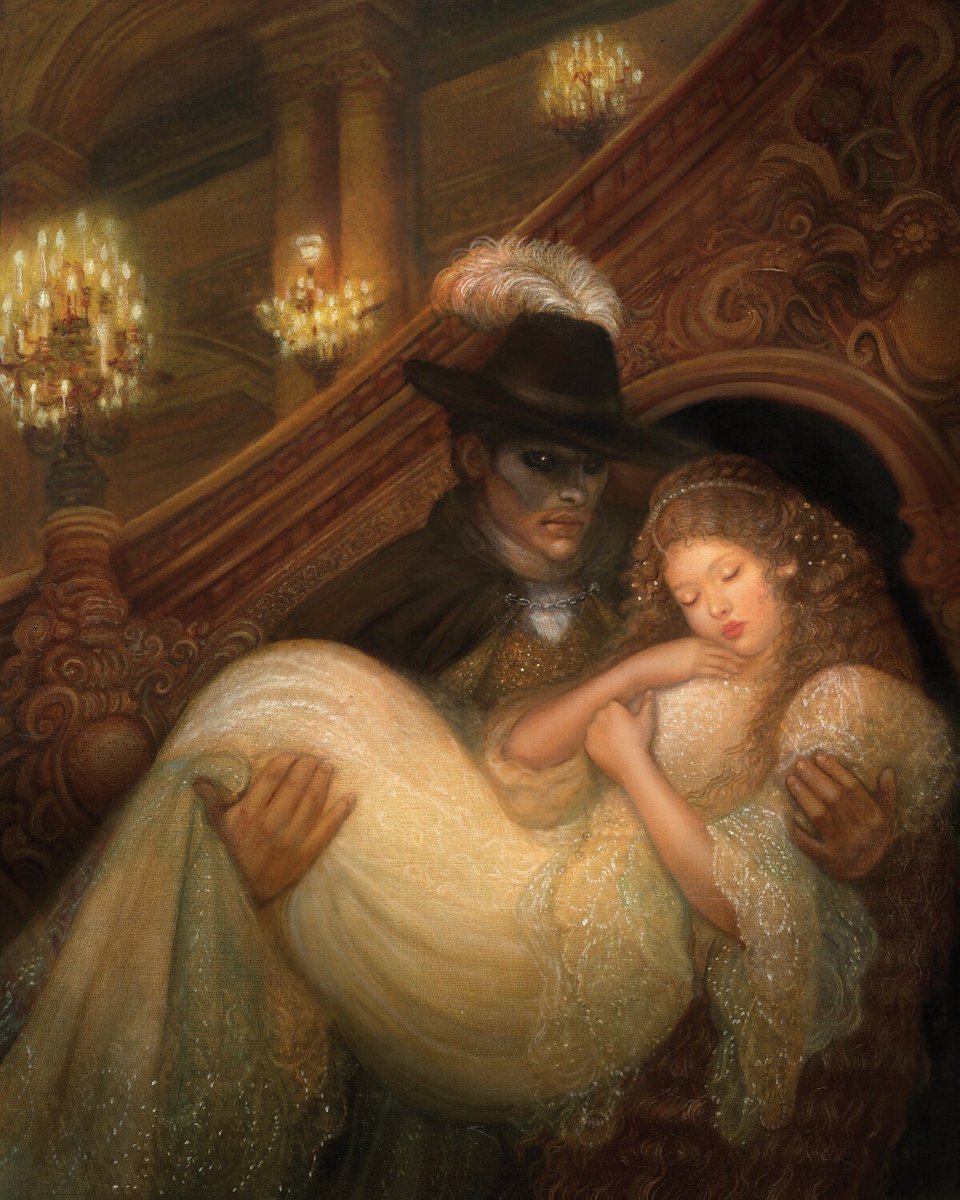 wispofsilk's tweet photo. the phantom of the opera by annie stegg gerard https://t.co/Juoa0C9w10