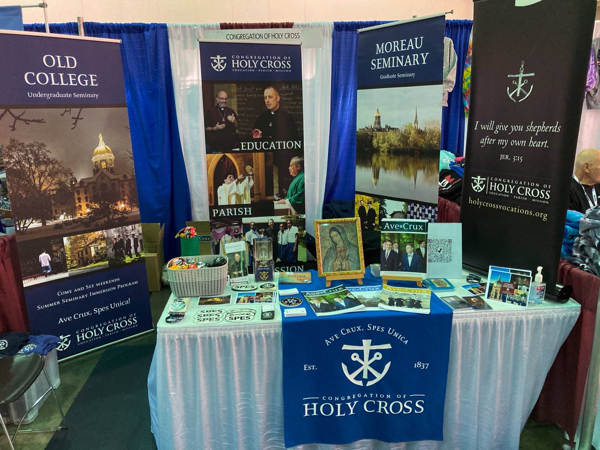 CSCVocations's tweet image. Are you in Indianapolis for @ncycofficial? Make sure you stop by our booth (#707) and chat with our vocations team, seminarians and brother candidates!