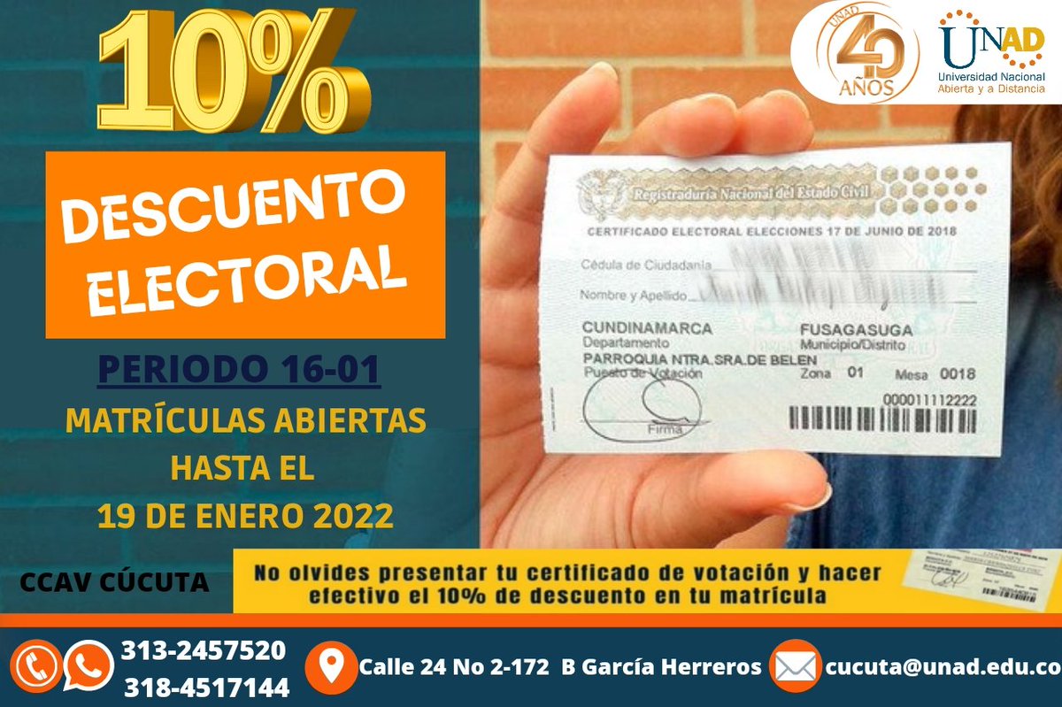 Unad Cucuta tweet media