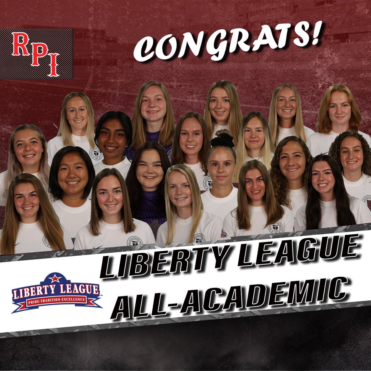 RPIWS's tweet image. 1️⃣9️⃣👀 
——
19 is the number of @llathletics All-Academic players we had this year! Huge congrats to our champions of the classroom!👏🏼👏🏼