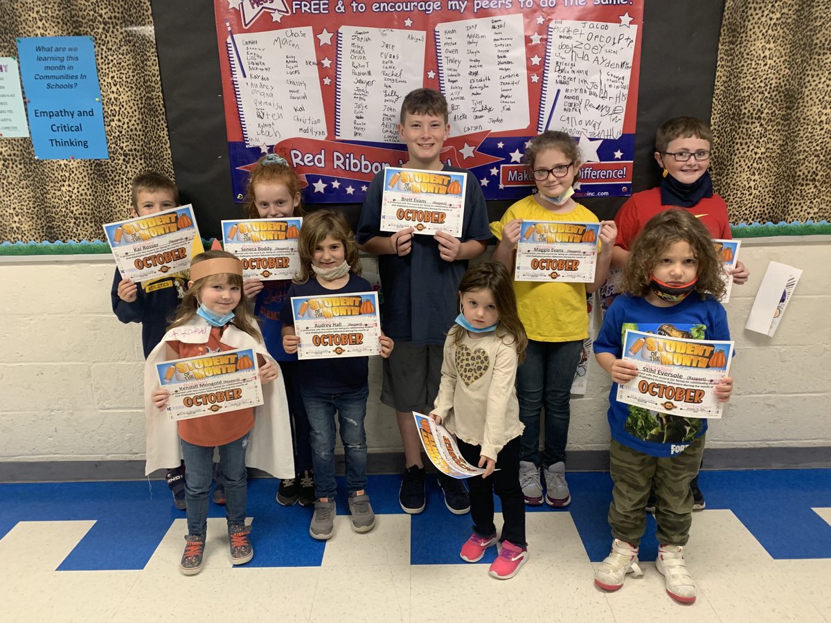 MESWV's tweet photo. MES October students of the month! https://t.co/uymTDeudhF