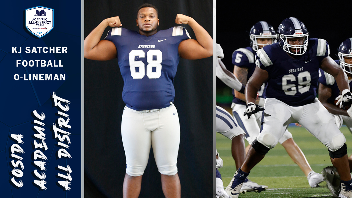 MBUAthletics's tweet image. Congratulations to @MBUFootball senior KJ Satcher for earning @CoSIDAAcadAA All-District honors for the third time in his career! #SpartanUp 

Full story: bit.ly/SatcherCoSIDAA…