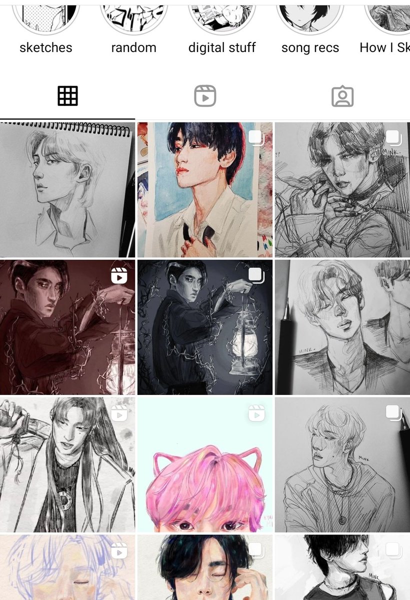 Spot the imposter on my insta feed dhfjfjfk <3<3<3 