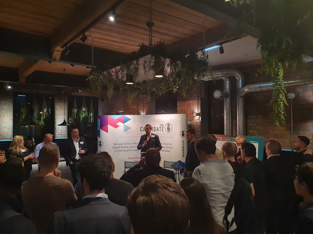 FourthDayPR's tweet photo. Great turnout for @prolificnorth #PNTopTechList amazing venue in Ancoats @ColonyCoWork @jdoylePR @MrsFletch https://t.co/mZ32HYKWmL