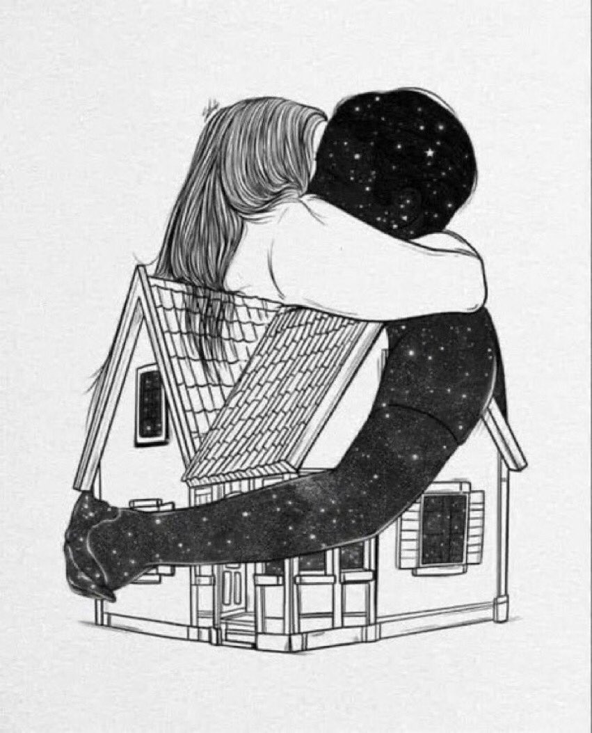 ml_e11's tweet photo. "هكذا تُقام البيوت وليس بالمال أو بالجمال🖤." https://t.co/vODuC2Ip8m