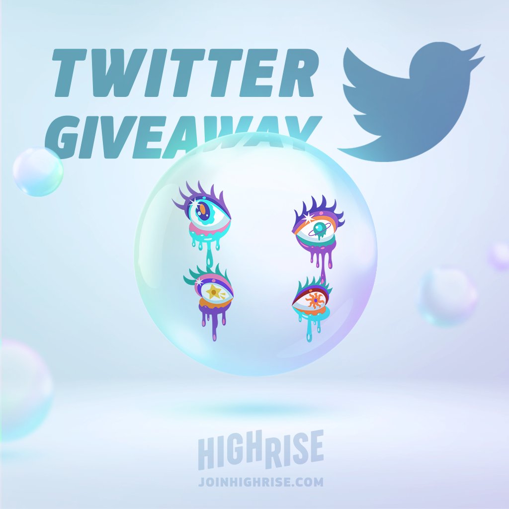 It's Thursday again... which means it's GIVEAWAY DAY! Follow us and retweet this post to be entered to win this psychedelic eyeball aura! 👁️ Ends in one week! 👁️

#HighriseApp #HighriseMetaverse #Giveaway