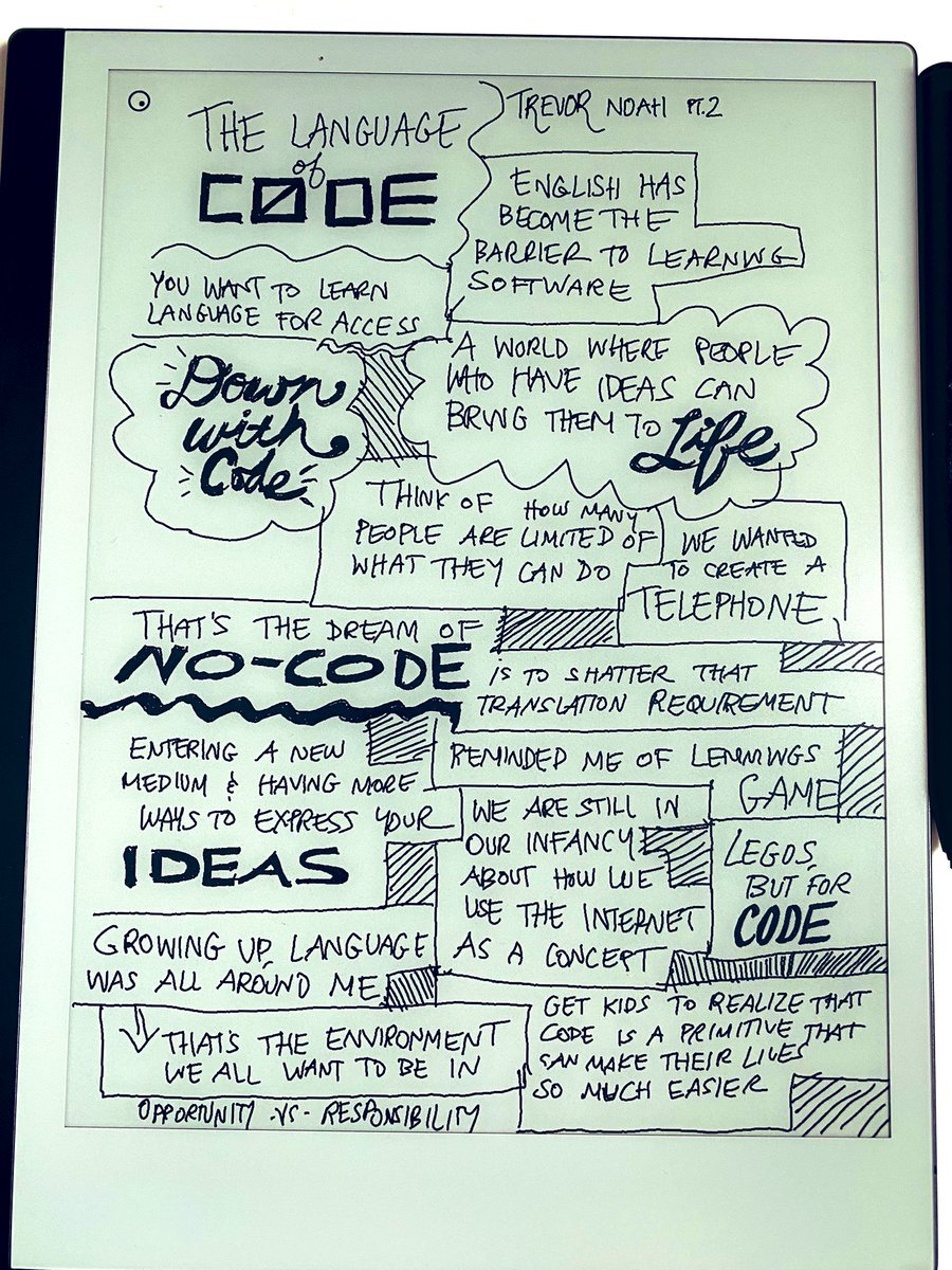 jessperate's tweet image. “There’s no failure without information. Take that information from the wreckage and use that towards what you will create.” - @trevornoah during an incredible conversation with @callmevlad at #NoCodeConf