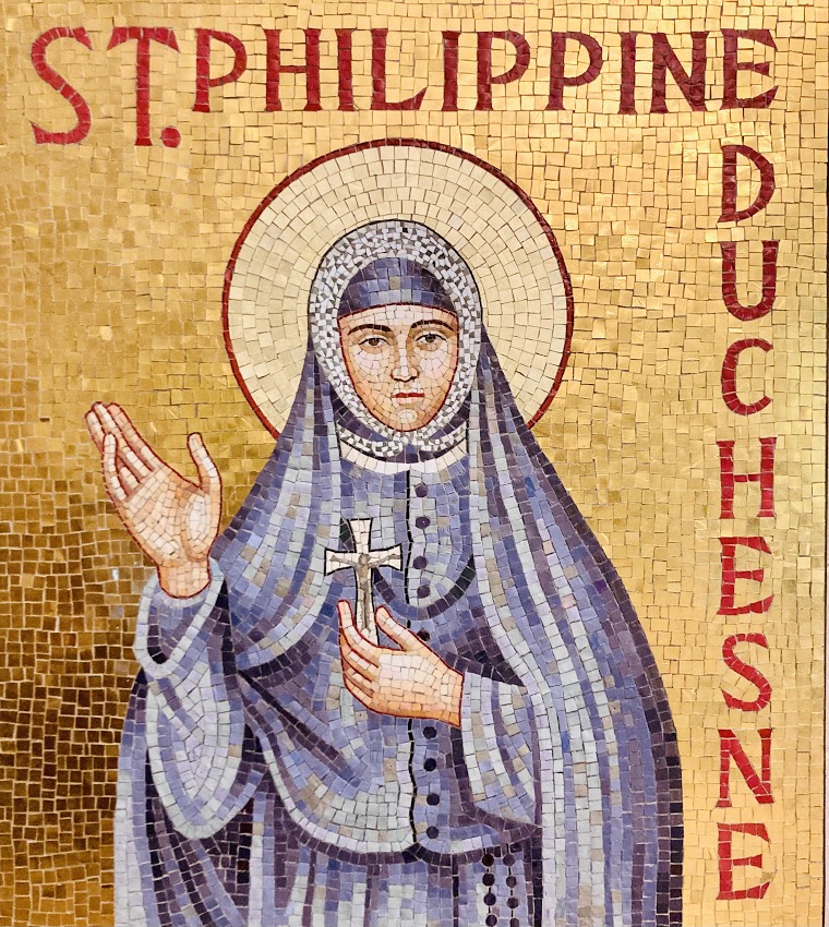 archstl's tweet image. Today is the feast of St. Philippine Duchesne. The saint was a member of the order the Religious Sisters of the Sacred Heart of Jesus and founded several schools in the greater St. Louis area. St. Rose Philippine Duchesne, pray for us!