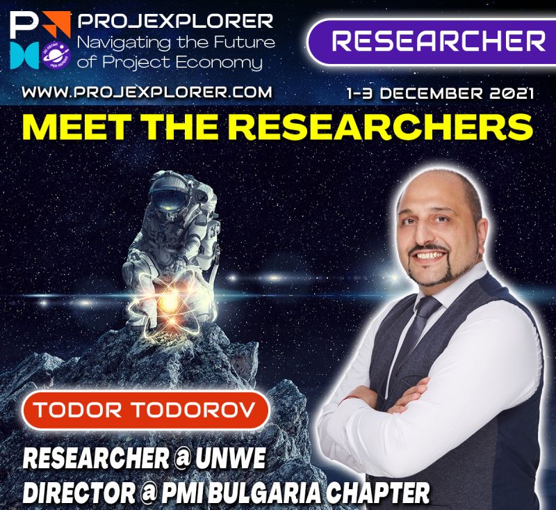 Todor Todorov, PhD, PMP® is an explorer! Discover his research results on "Project Management in The Education Process (Using Serious Games &amp; Gamification Techniques)" at projexplorer.com on Dec 3