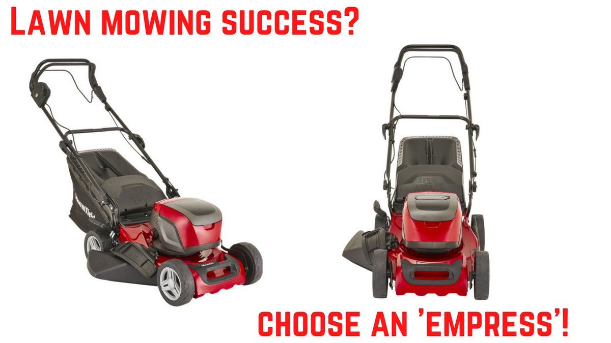 For #lawnmowing success...choose an Empress! 

#Mountfield offers #lawncuttingtechnology with the Empress 41 Li self-propelled #lawnmower, from the #Freedom500 range! This mowing sensation is powered by STIGA E-Power 48V lithium-ion batteries 

mountfieldlawnmowers.co.uk/2l0432803-m21-…
