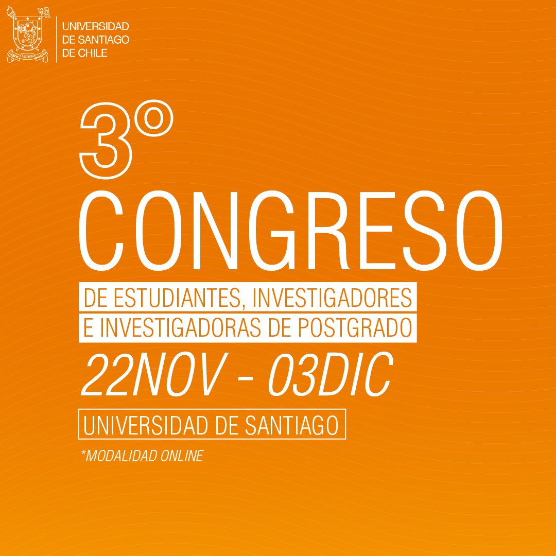 UsachIngenieria's tweet photo. III Congreso de estudiantes investigadores de Postgrados @usach. Lunes, lanzamiento por Youtube USACH 👇 @diqbusach @OOCC_Usach @comdimin @siminusach @CITIAPS https://t.co/me41OVg6R1