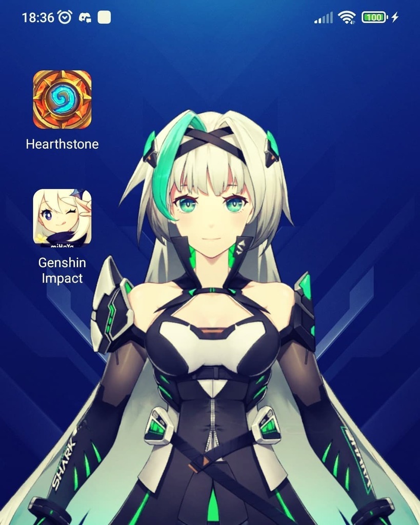 Zant_Riaru's tweet photo. Hab da jetzt jemanden in meinem #Smartphone wohnen! ♥️
Kaum macht man Mal ein Update, schon sitzt ne #Waifu hinterm Display! 🔥

#Anime #otaku #nerd #games #videogames #gaming #zocken #videospiele #animegirl #sharkchan https://t.co/R3wRT1p6lf https://t.co/p9dSFdofqh