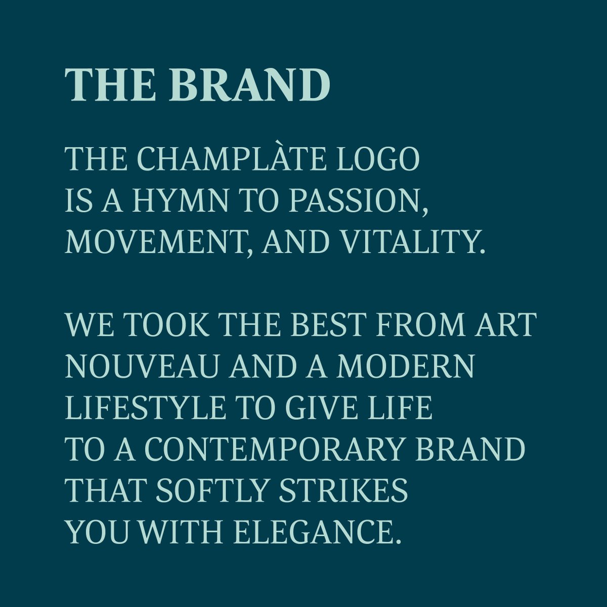 agencyvatra's tweet photo. While working on @champlate_altinbas we were seeking for a brand that can embody the feeling of holding something delicate, yet powerful.
Yes, we did it. We crafted a meaningful experience, a valuable choice for thousands of people.
#Champlate #madebyVatra for #Altinbas https://t.co/6p6KJOuHvV
