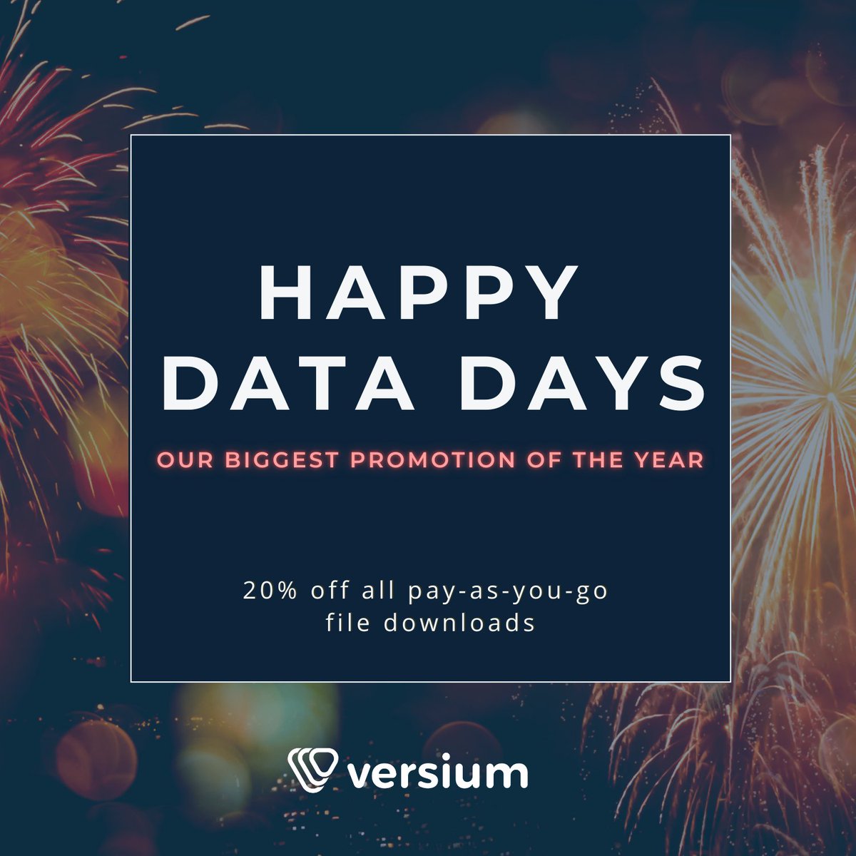 versiumsocial's tweet image. Our biggest promotion of the year starts NOW! #DataDays at Versium means 20% off all pay-as-you-go file downloads until the end of the year. Log in or start a free trial to get started. Use code DATADAYS2021 at checkout. 

#dataappend #martech #adtech