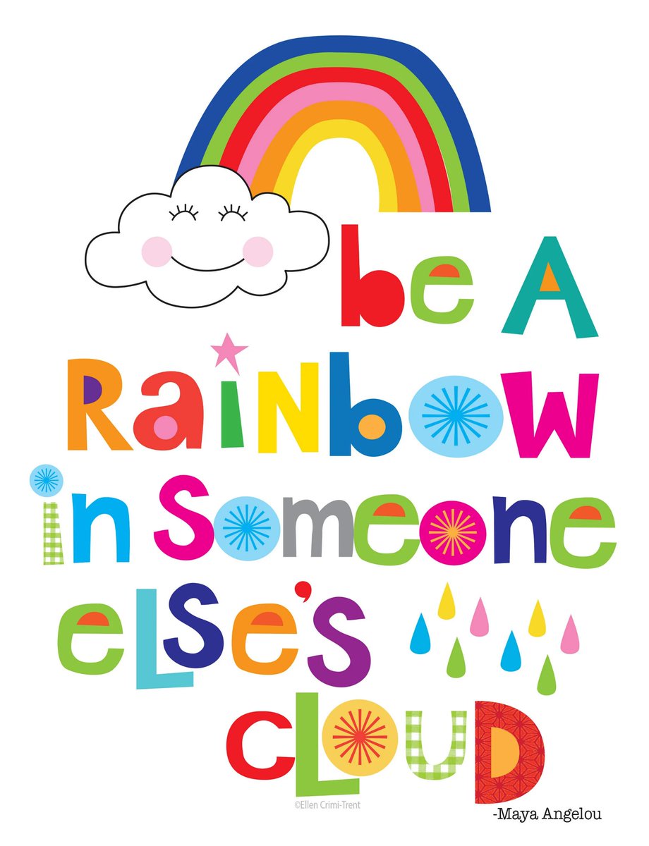 We should all be rainbows! #characterincurriculum