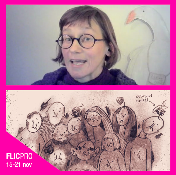 flicfestival's tweet photo. 📚 The author Siberian Haiku #JurgaVilé has explained us about her process of creating this emotional graphic novel about the deportation of Lithuanian families to Siberia during WWII, narrated by Algis, inspired by his father's story. 👉https://t.co/nCuUYRD1vJ #Readoneu https://t.co/OqqkaBWRw9