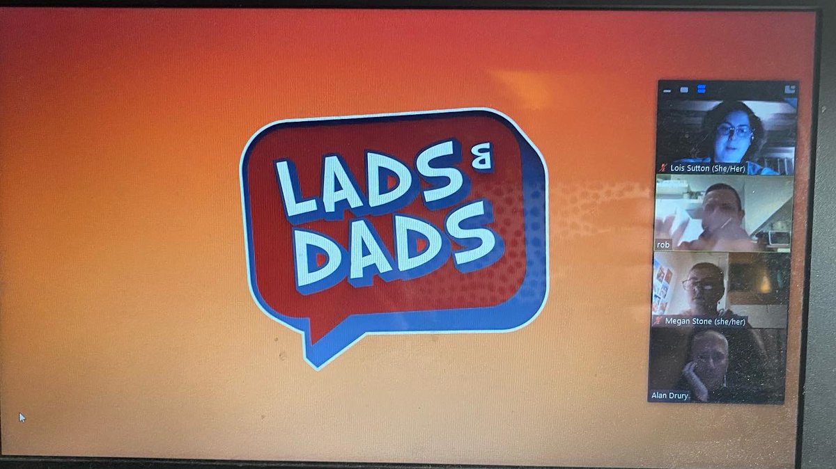 BridgendYouthC's tweet photo. Great to have Rob and Alan from @LadsDads1 on this evening to deliver a Suicide Prevention Youth Talk to members of our youth council as part of Safeguarding Week’21 #bridgendyouthcouncil #ladsanddadsbridgend #suicideprevention #mentalhealthmatters #safeguardingweek2021 https://t.co/d6HMqhxhax