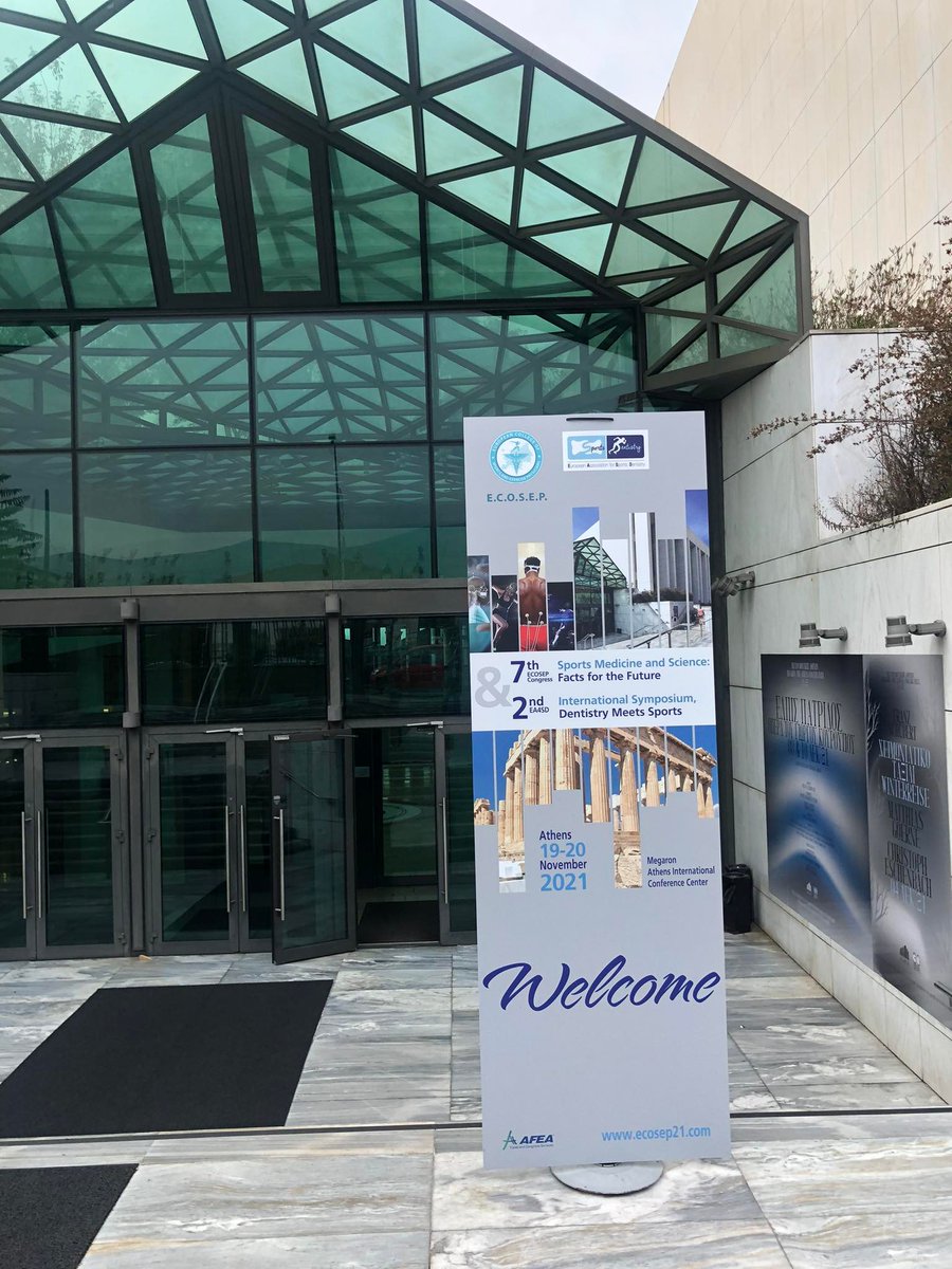 7thEcosep's tweet photo. Only few hours to go!
⌛For the final program, please visit here🔗 https://t.co/zHTd3bokKV
You can also find the QR codes for Social Media and the Congress app in the Entrance Hall.
#ecosep2021 #safety #medical #sports_medicine #congress #athens #physiotherapy #afeameetings https://t.co/j2TDoJcbk5