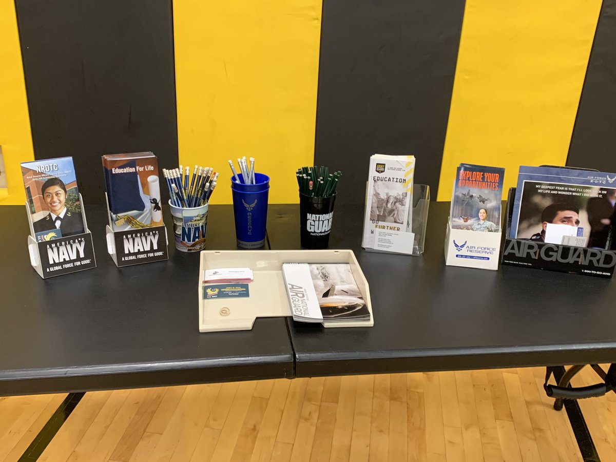 NorthviewG's tweet photo. For the past three days, Northview Counselors introduced Military options to our eighth-grade students that were visiting our career programs. 

* Military Academies
* ROTC
* Military Recruitment https://t.co/0YfA0GgMrM